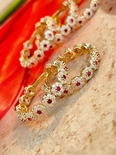 Load image into Gallery viewer, LUOWEND 18K Yellow Gold Fine Jewelry Natural Ruby Ring for Women
