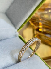 Load image into Gallery viewer, LUOWEND 18K Yellow Gold Fine Jewelry Real Natural Diamond Ring for Women
