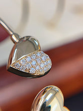 Load image into Gallery viewer, LUOWEND 18K Yellow Gold Fine Jewelry Real Natural Diamond Bangle for Women
