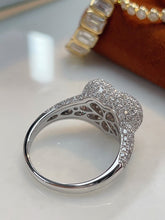 Load image into Gallery viewer, LUOWEND 18K White Gold Fine Jewelry Real Natural Diamond Ring for Women
