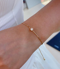 Load image into Gallery viewer, LUOWEND 18K Yellow Gold Fine Jewelry Real Natural Diamond Bracelet for Women

