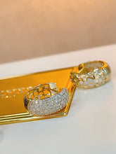 Load image into Gallery viewer, LUOWEND 18K White/Yellow Gold Fine Jewelry Real Natural Diamond Earrings for Women
