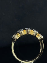 Load image into Gallery viewer, LUOWEND 18K Yellow Gold Fine Jewelry Real Natural Diamond Ring for Women
