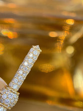 Load image into Gallery viewer, LUOWEND 18K Yellow Gold Fine Jewelry Real Natural Diamond Pendant for Women
