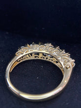 Load image into Gallery viewer, LUOWEND 18K White/Yellow Gold Fine Jewelry Real Natural Diamond Ring for Women
