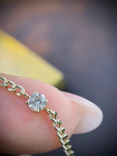 Load image into Gallery viewer, LUOWEND 18K Yellow Gold Fine Jewelry Real Natural Diamond Bracelet for Women
