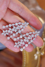 Load image into Gallery viewer, LUOWEND 18K White Gold Natural Drop Earrings for Women
