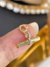 Load image into Gallery viewer, LUOWEND 18K White/Yellow Gold Fine Jewelry Real Natural Diamond Pendant for Women
