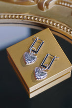 Load image into Gallery viewer, LUOWEND 18K White Gold Hoop Earrings for Women
