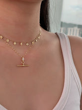 Load image into Gallery viewer, LUOWEND 18K Yellow Gold Fine Jewelry Real Natural Diamond Pendant for Women
