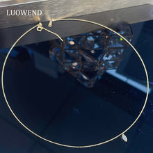 Load image into Gallery viewer, LUOWEND 18K Yellow Gold Fine Jewelry Real Natural Diamond Diamond for Women
