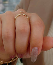 Load image into Gallery viewer, LUOWEND 18K Yellow Gold Fine Jewelry Real Natural Diamond Ring for Women
