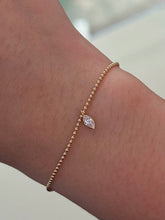 Load image into Gallery viewer, LUOWEND 18K Yellow Gold Fine Jewelry Real Natural Diamond Bracelet for Women
