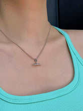 Load image into Gallery viewer, LUOWEND 18K White/Yellow Gold Fine Jewelry Real Natural Diamond Pendant for Women

