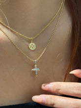 Load image into Gallery viewer, LUOWEND 18K Yellow Gold Fine Jewelry Real Natural Diamond Pendant for Women
