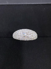 Load image into Gallery viewer, LUOWEND 18K White Gold Fine Jewelry Real Natural Diamond Ring for Women
