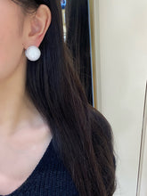 Load image into Gallery viewer, LUOWEND 18K White Gold Fine Jewelry Real Natural Diamond Earrings for Women
