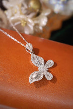 Load image into Gallery viewer, LUOWEND 18K White Gold Fine Jewelry Real Natural Diamond Pendant Necklace for Women
