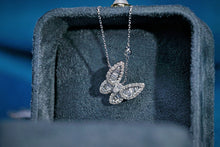 Load image into Gallery viewer, LUOWEND 18K White Gold Fine Jewelry Real Natural Diamond Necklace for Women
