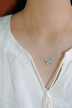 Load image into Gallery viewer, LUOWEND 18K White Gold Fine Jewelry Real Natural Diamond Pendant Necklace for Women
