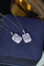 Load image into Gallery viewer, LUOWEND 18K White Gold Fine Jewelry Real Natural Diamond Pendant Necklace for Women
