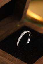 Load image into Gallery viewer, LUOWEND 18K White Gold Natural Diamond Ring for Women

