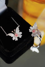 Load image into Gallery viewer, LUOWEND 18K White Gold Ring Natural Pink Diamond Ring for Women
