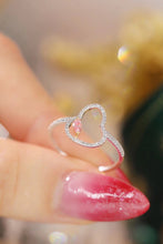 Load image into Gallery viewer, LUOWEND 18K White Gold Real Natural Pink Diamond Ring for Women
