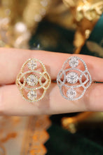 Load image into Gallery viewer, LUOWEND 18K White or Yellow Gold Real Natural Diamond Ring for Women
