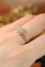 Load image into Gallery viewer, LUOWEND 18K Yellow Gold Real Natural Diamond Ring for Women

