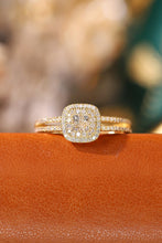 Load image into Gallery viewer, LUOWEND 18K Yellow Gold Real Natural Diamond Ring for Women
