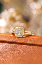 Load image into Gallery viewer, LUOWEND 18K Yellow Gold Real Natural Diamond Ring for Women
