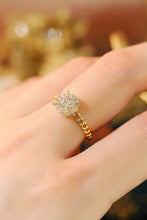 Load image into Gallery viewer, LUOWEND 18K Yellow Gold Real Natural Diamond Ring for Women
