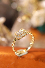 Load image into Gallery viewer, LUOWEND 18K Yellow Gold Real Natural Diamond Ring for Women

