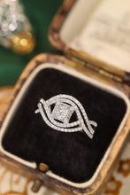 Load image into Gallery viewer, LUOWEND 18K White Gold Real Natural Diamond Ring for Women
