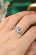 Load image into Gallery viewer, LUOWEND 18K White Gold Real Natural Diamond Ring for Women
