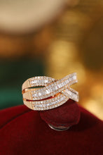 Load image into Gallery viewer, LUOWEND 18K Rose Gold Real Natural Diamond Ring for Women
