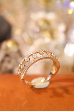 Load image into Gallery viewer, LUOWEND 18K Yellow Gold Real Natural Diamond Ring for Women
