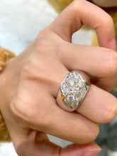Load image into Gallery viewer, LUOWEND 18K White Gold Fine Jewelry Real Natural Diamond Ring for Women
