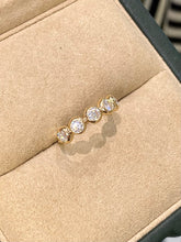 Load image into Gallery viewer, LUOWEND 18K Yellow Gold Fine Jewelry Real Natural Diamond Ring for Women
