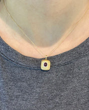Load image into Gallery viewer, LUOWEND 18K Yellow Gold Natural Ruby Necklace for Women
