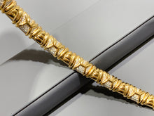 Load image into Gallery viewer, LUOWEND 18K Yellow Gold Natural Diamond Bracelet for Women
