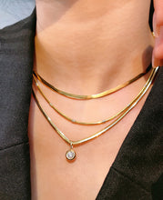 Load image into Gallery viewer, LUOWEND 18K Yellow Gold Party Necklace for Women
