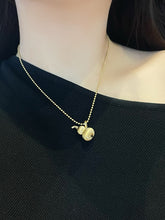 Load image into Gallery viewer, LUOWEND 18K Yellow Gold Pendant for Women
