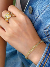 Load image into Gallery viewer, LUOWEND 18K White+Yellow Gold Bracelet for Women
