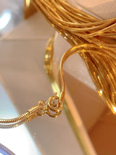 Load image into Gallery viewer, LUOWEND 18K Yellow Gold Necklace for Women
