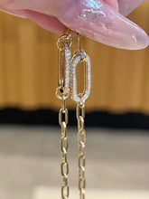 Load image into Gallery viewer, LUOWEND 18K Yellow Gold Natural Diamond Bracelet for Women
