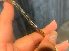 Load image into Gallery viewer, LUOWEND 18K Yellow Gold Natural Color Sapphire Bracelet for Women
