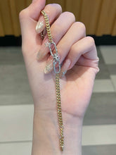 Load image into Gallery viewer, LUOWEND 18K Yellow Gold Natural Diamond Bracelet for Women
