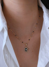 Load image into Gallery viewer, LUOWEND 18K Yellow Gold Natural Diamond Pendant for Women
